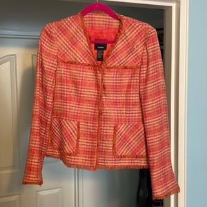 Cotton Silk Blazer by Doncaster, Size 2